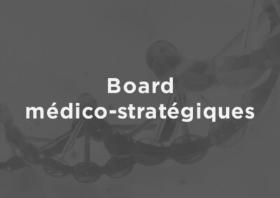 Board médico-stratégiques