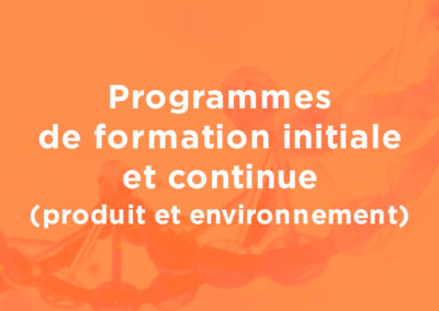 Programmes de formation initiale et continue